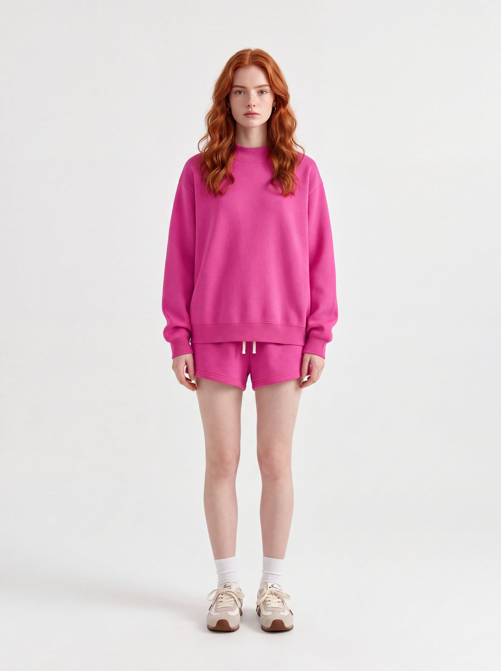 BRYNSA Oversized Crewneck Sweatshirt