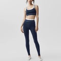 Sports Bra High Waist Legging Skirt Active Suits