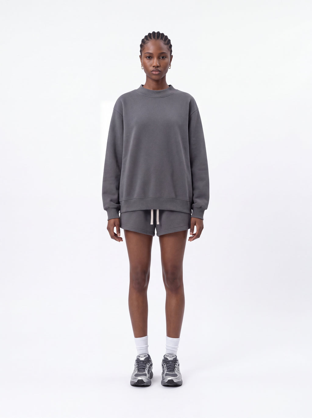 BRYNSA Oversized Crewneck Sweatshirt