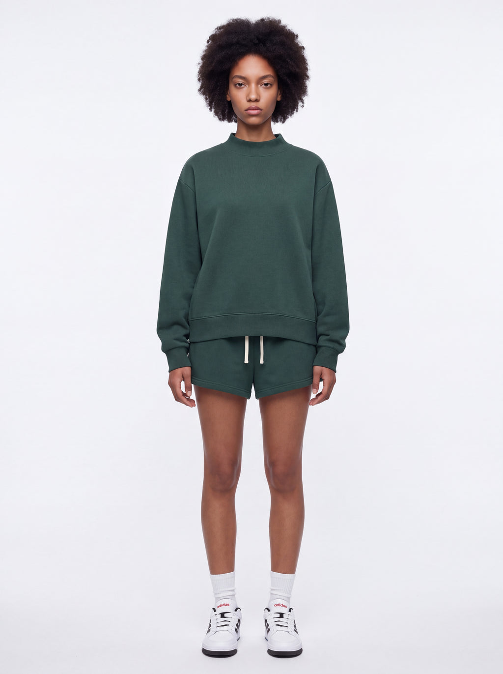 BRYNSA Oversized Crewneck Sweatshirt