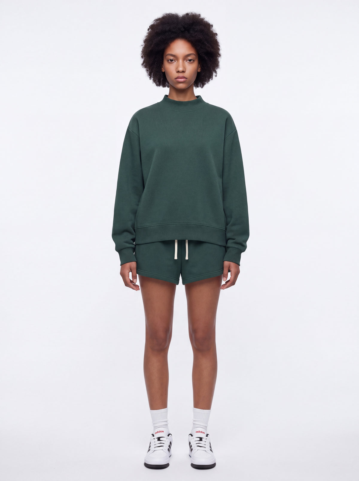 BRYNSA Oversized Crewneck Sweatshirt