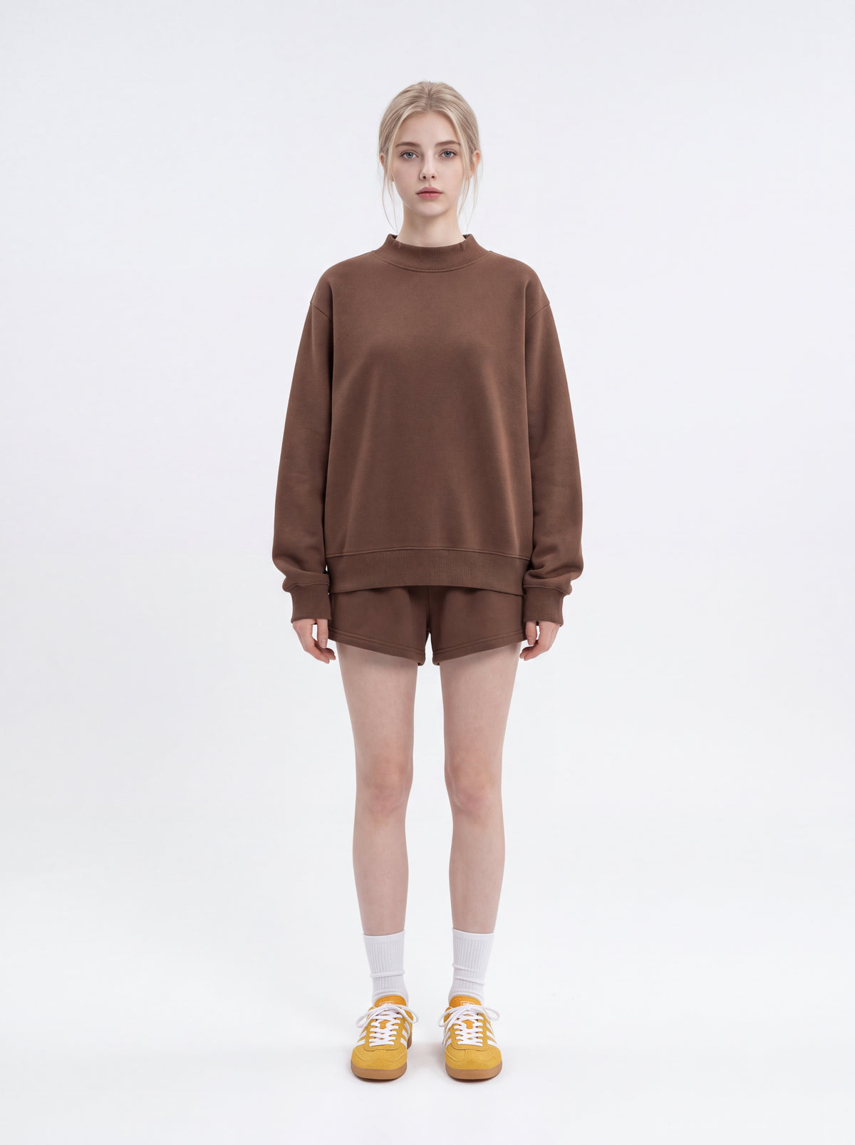 BRYNSA Oversized Crewneck Sweatshirt