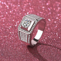 Four-claw Starry Ring 5 Carat Moissanite PT950