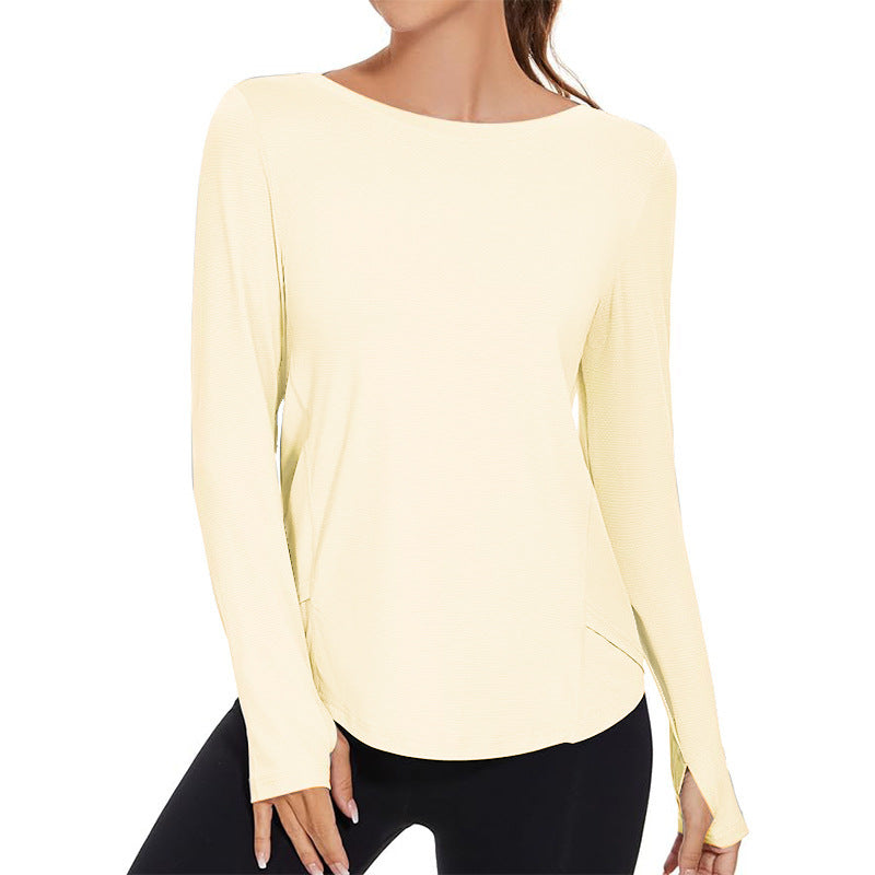 Women Sunscreen Sports Loose Blouse Tennis T-Shirt