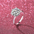 Classic Six-claw Ring 3 Carat Moissanite S925